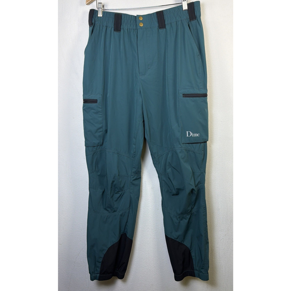 dime pants sweatpants 80's y2k athleisure athletic vintage cargo green large men